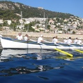 Yole de Villefranche à l'aviron